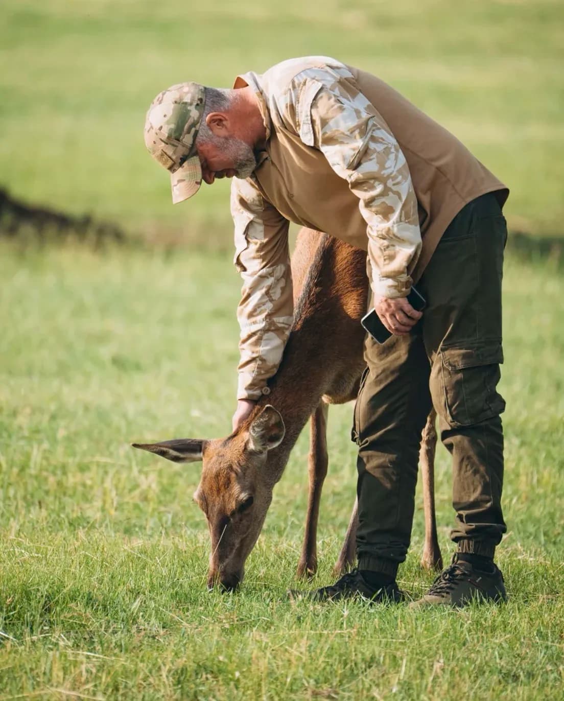 The man and the deer