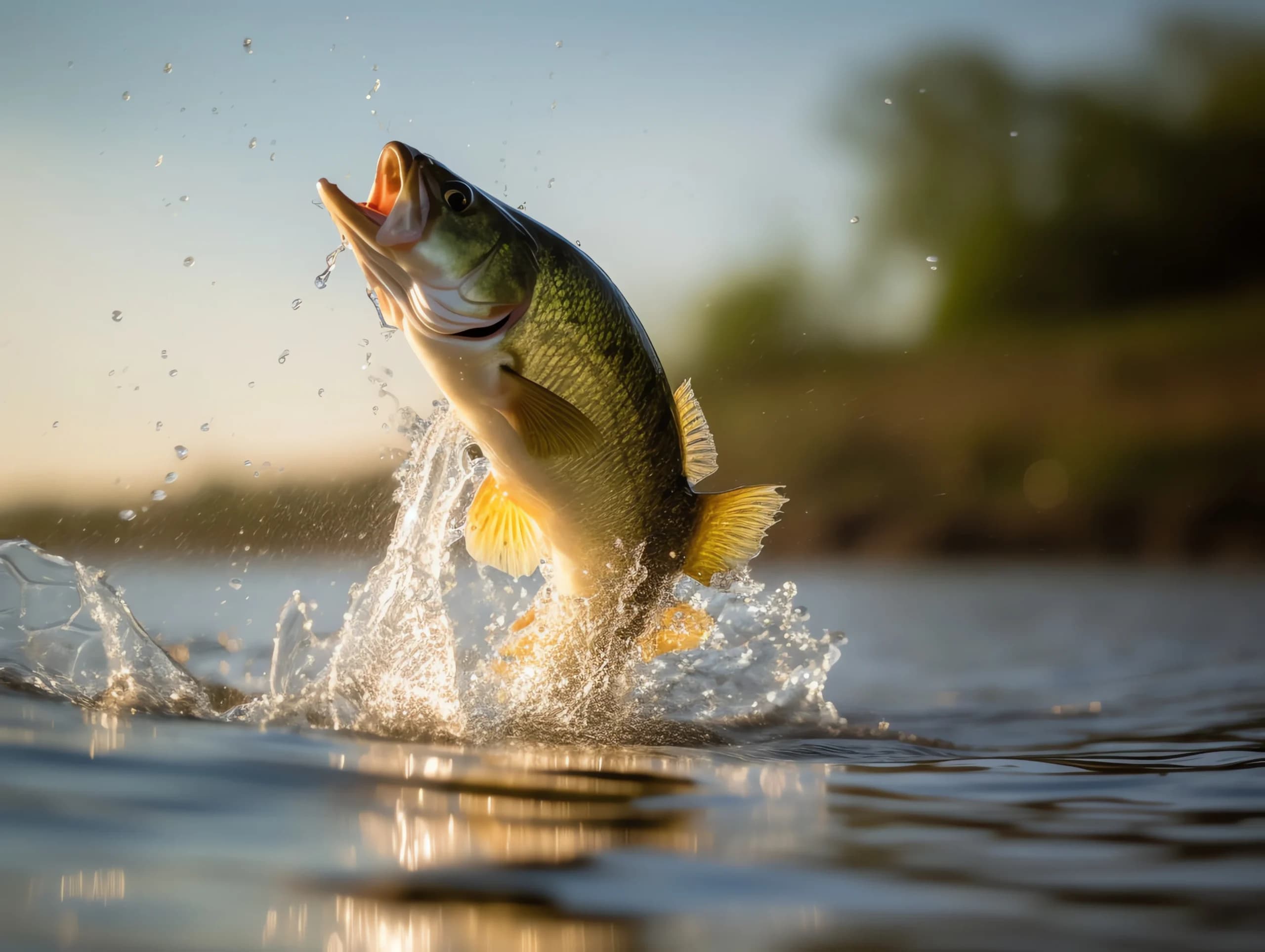 Fish in the lake