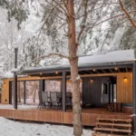 Family Comfort outside winter