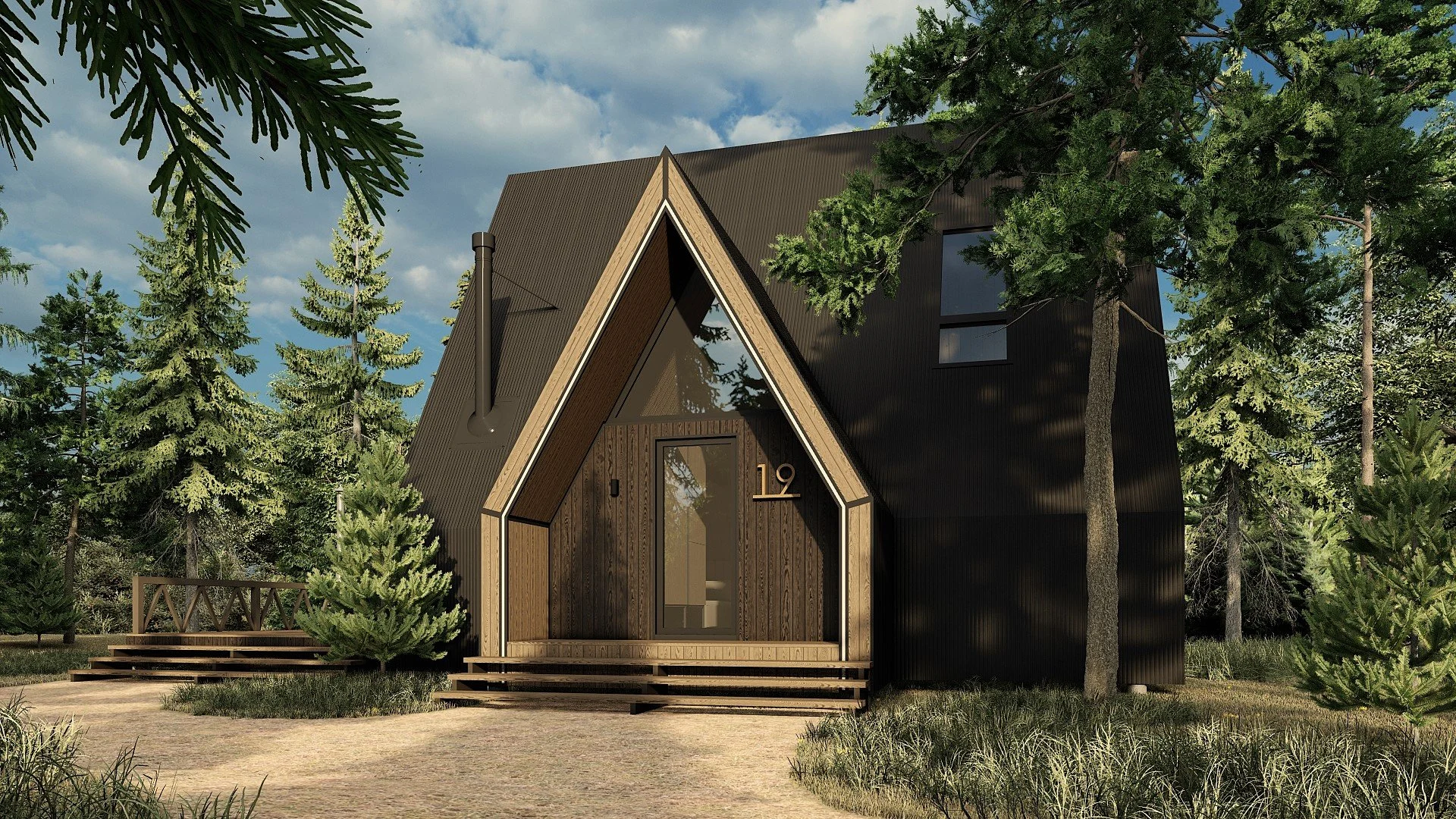 A-frame Forrest Dzen1