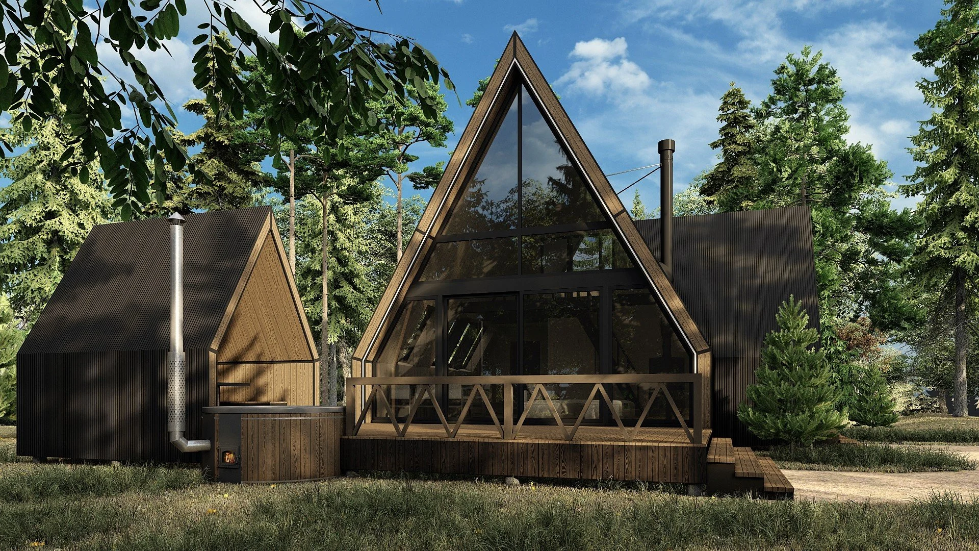 A-frame Forrest Dzen
